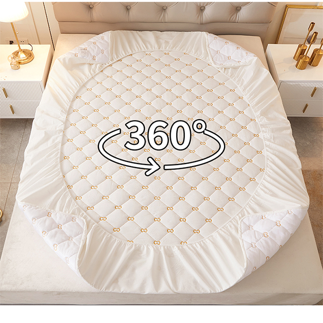 Embroidery Waterproof Mattress Protector for Hot Sleepers