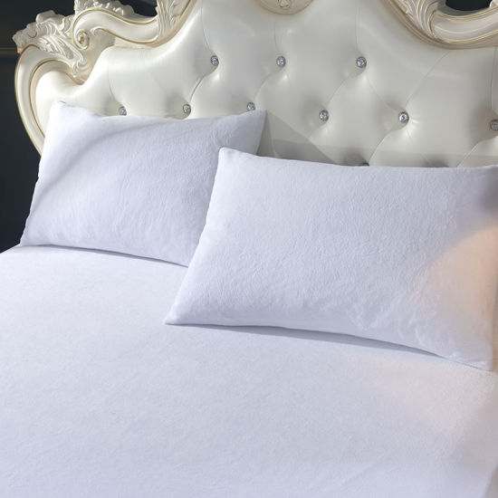 Coral Fleece Fabric with TPU Mattress Protecter