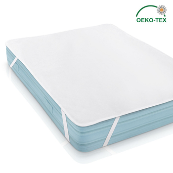  Terry Townel Waterproof Mattress Pad Hot selling 100% ployester knitted fabric laminated with TPU Waterproof Mattress Protector