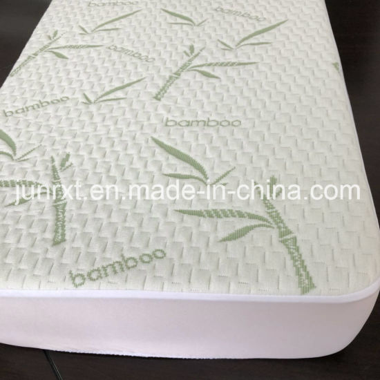 Bamboo Fiber Jacquard Air Layer Anti-Bacteria Quilted Waterproof Crib Mattress Cover